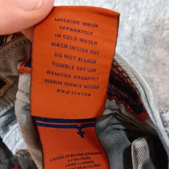 Rock Revival Boris Skinny Jeans Womens 26 Gray Stretch Embroidered Denim​​​ - Picture 11 of 13